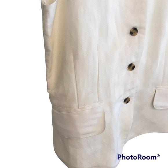 Adorable Rayon Vest, Fabulous Color of Linen! - Picture 14 of 14